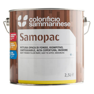 6pz pittura opaca di fondo 'samopac' lt. 0,5 902052nlm