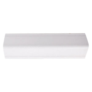 10pz paraspigolo ornamentale barocco mm 30x30 h. cm 290 - bianco 103266nlm