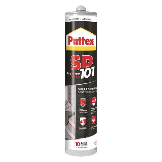 sigillante neutro per multimateriali 'pattex sp101 grigio 9008213nlm