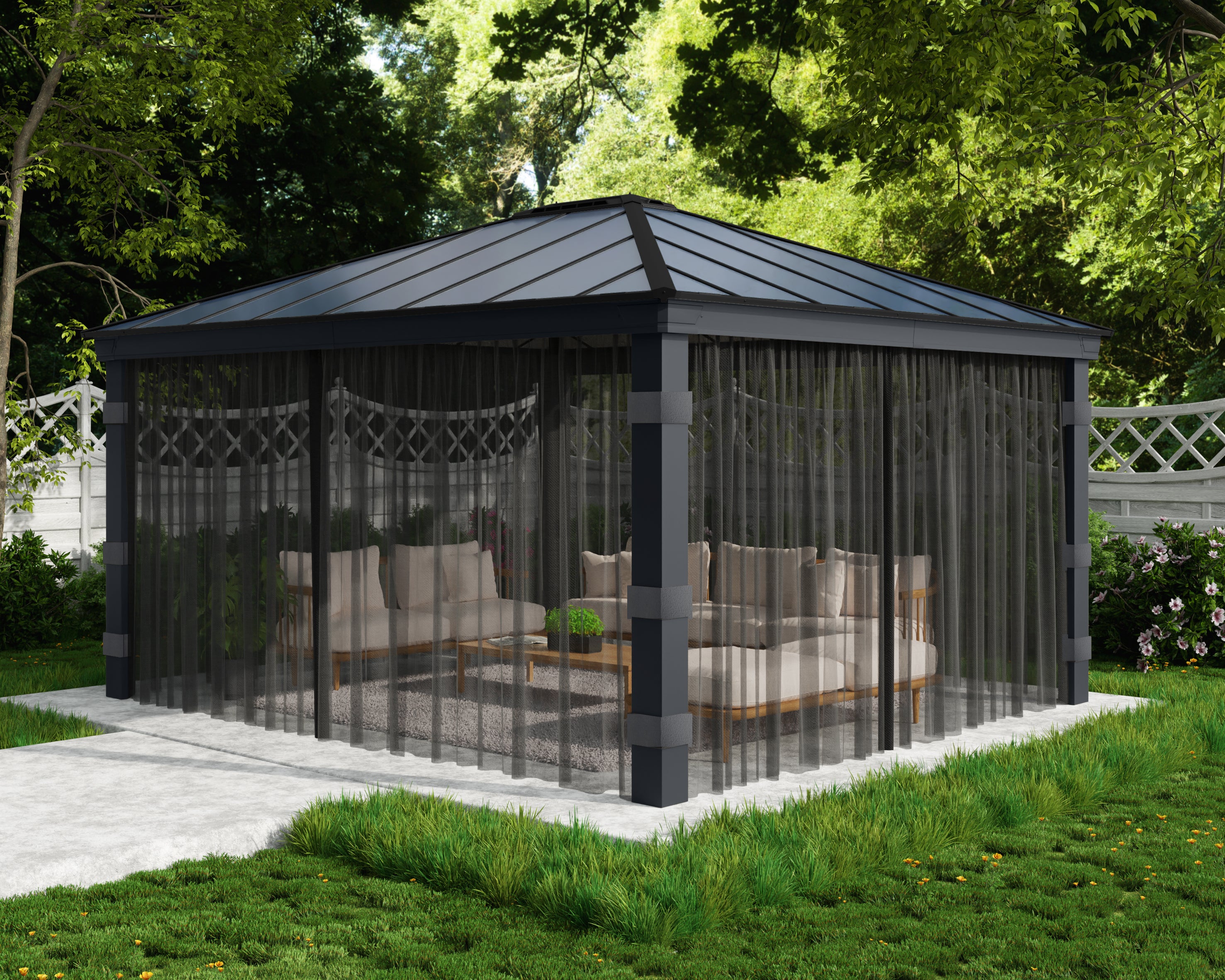 Rete Antizanzarae Per Gazebo Dallas 4.3X5