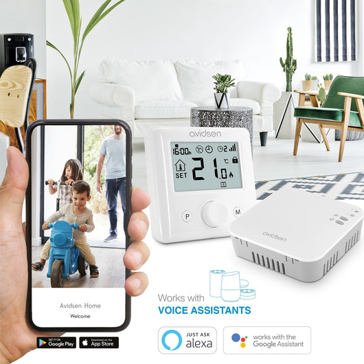 Termostato Wi-Fi senza fili - Avidsen HomeFlow WL