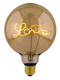 Lampadina led vintage, finitura Oro