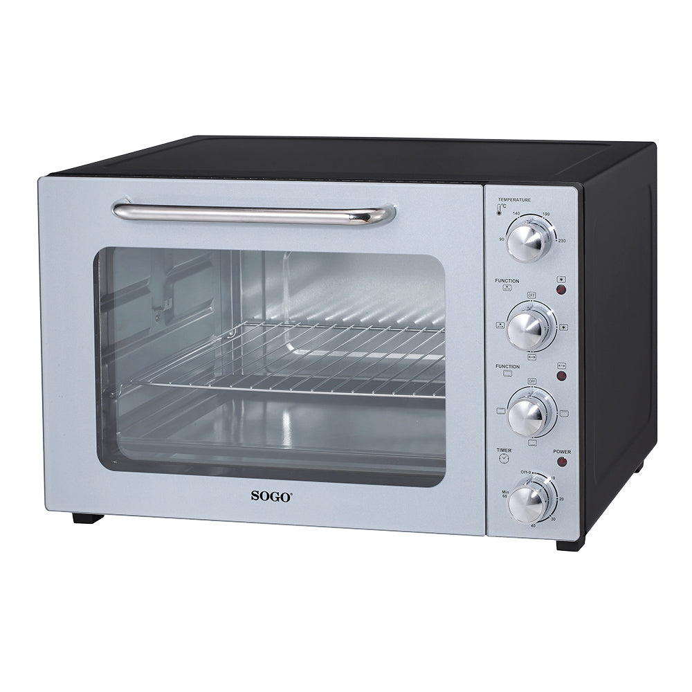 Forno elettrico a convezione 48L con girarrosto e grill 1800W / 6 funzioni / timer Sogo