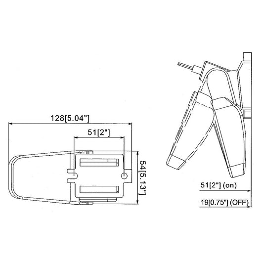 Interruttore per pompe di sentina 6 - 12 - 24 - 36 volt