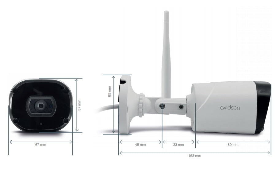 Telecamera da Esterno IP WIFI smart 1080P - HomeCam WR Avidsen