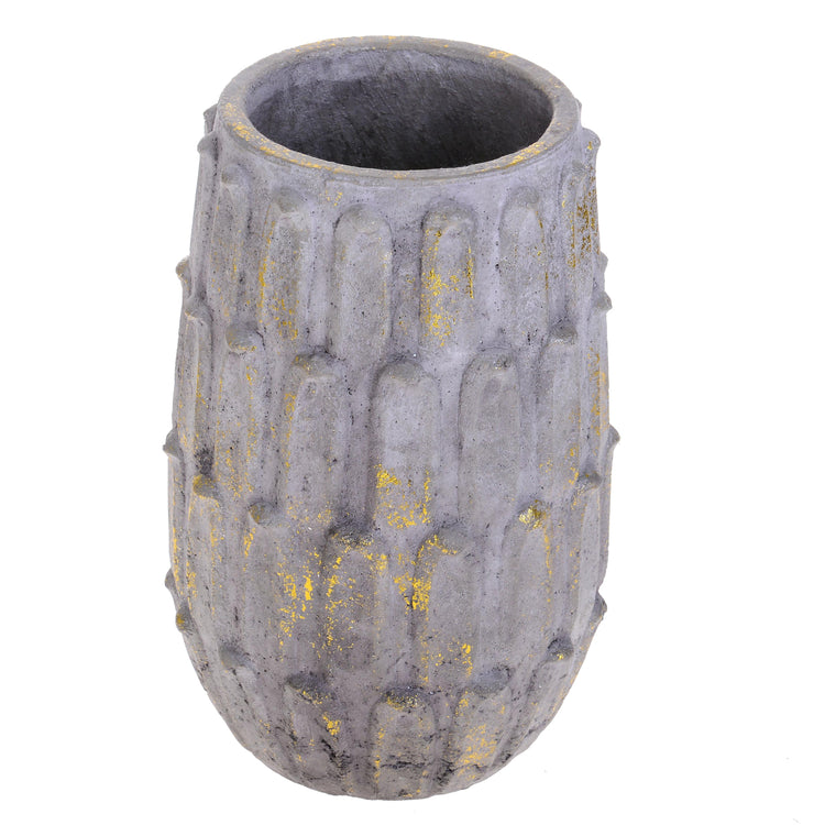 Vaso Stone in Ceramica Decorato H 34,5 cm