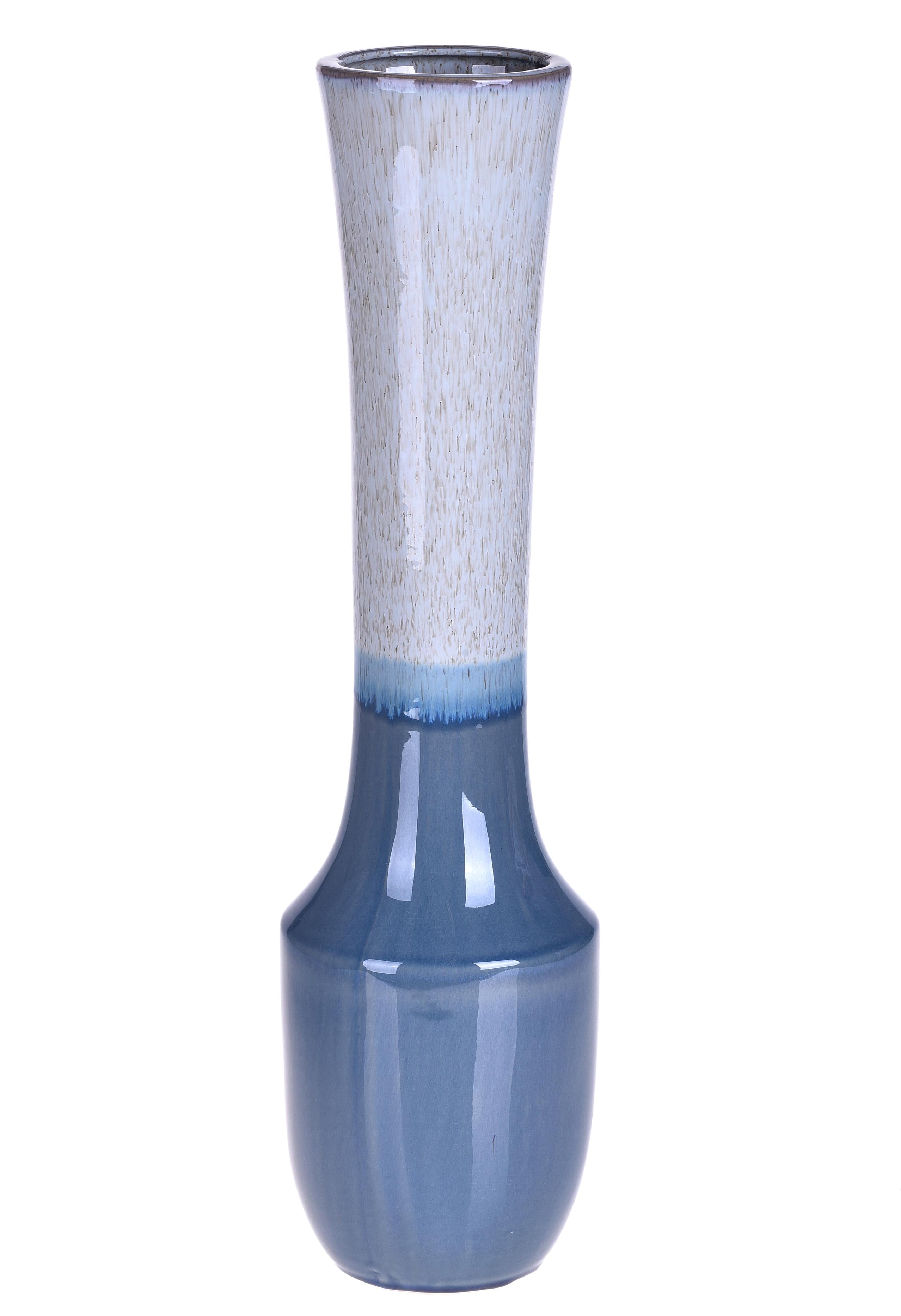 Vaso in Ceramica con Collo Stretto H 58,5 cm