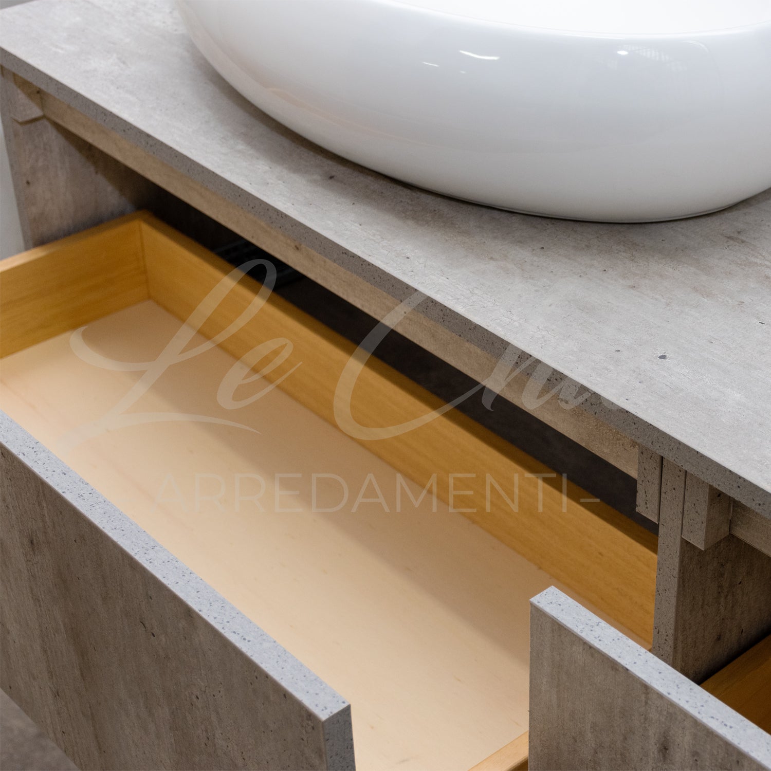 Mobile bagno moderno Urban lavabo a destra