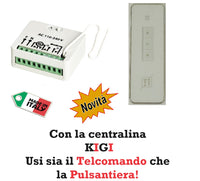 Motore tapparella 40 kg - 20 Nm Kit con centralina e telecomando 