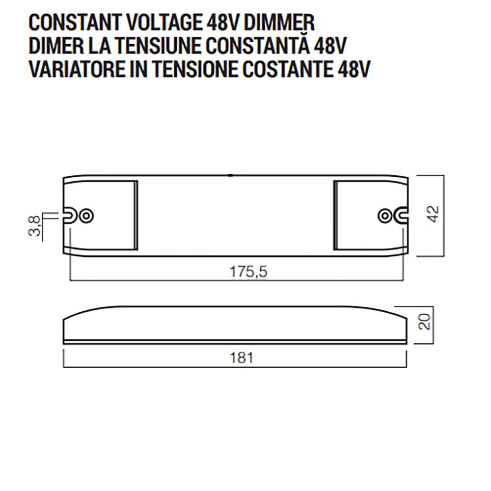 Centralina dimmerabile redo group oti dali dim 1-4ch d 240w ip20 freedom