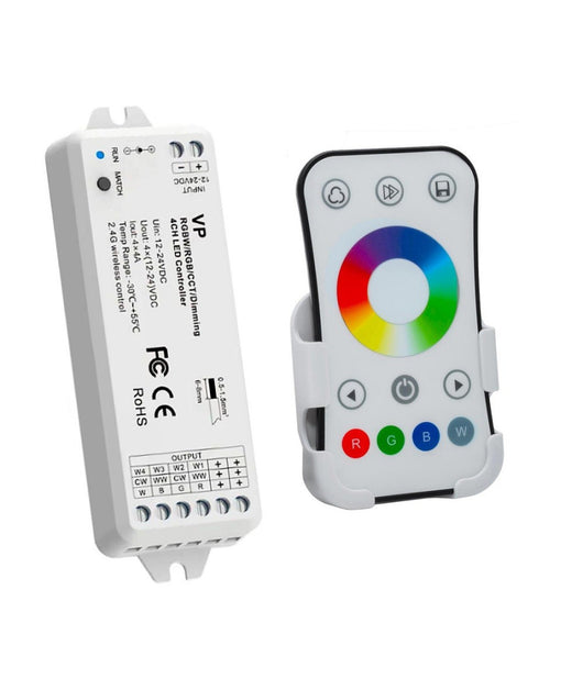 Centralina Vp Controller Rf 15a 4ch Dimmer 288w Strisce Luci Led Telecomando Rgbw         