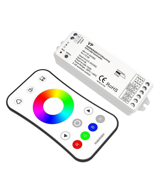 Centralina Vp Controller Rf 15a 4ch Dimmer 288w Strisce Luci Led Telecomando Rgbw         