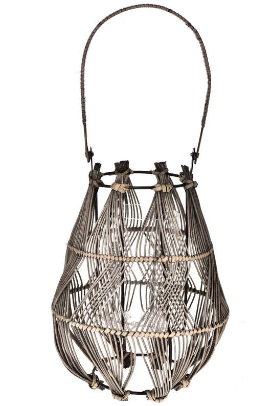 Lanterna in Rattan H 42 cm