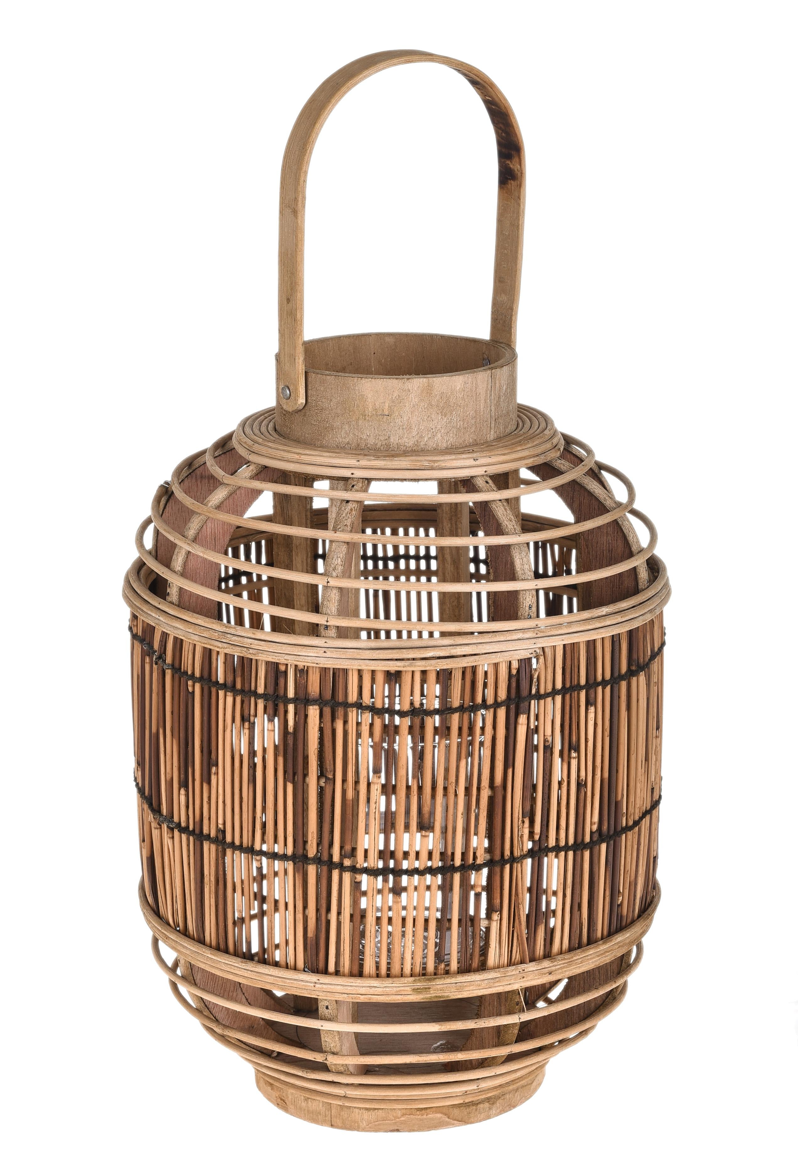 Lanterna in Rattan H 33 cm