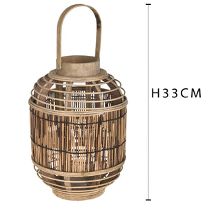 Lanterna in Rattan H 33 cm