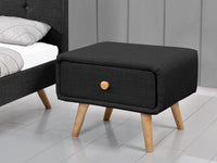 COMODINO LARA 52x45x40 CM colore Nero