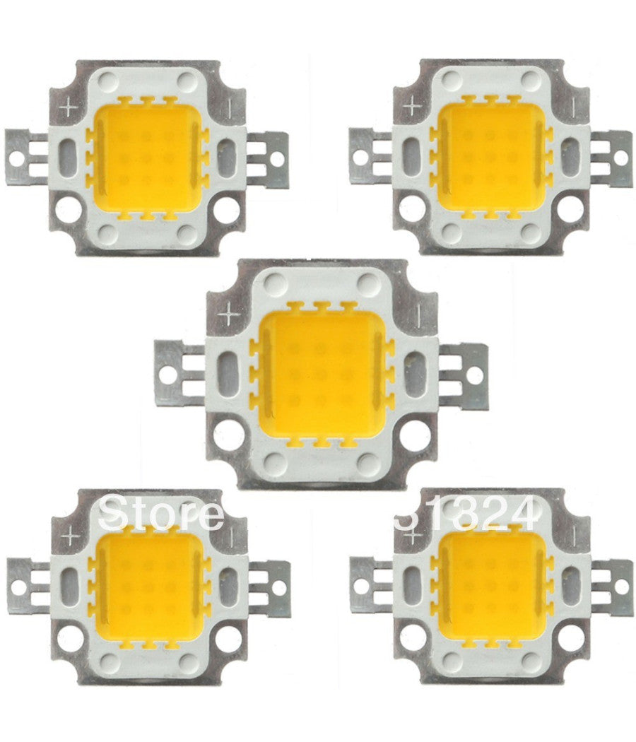 Chip Cip Led Per Faro Faretto Esterno Luce Fredda Calda Ricambio Alta Potenza         