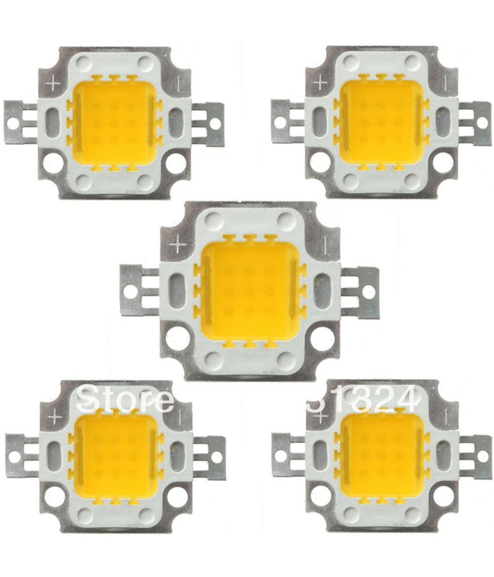 Chip Cip Led Per Faro Faretto Esterno Luce Fredda Calda Ricambio Alta Potenza         