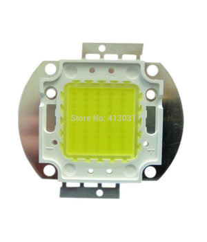 Chip Cip Led Per Faro Faretto Esterno Luce Fredda Calda Ricambio Alta Potenza  -bianco Caldo-50 Watt      