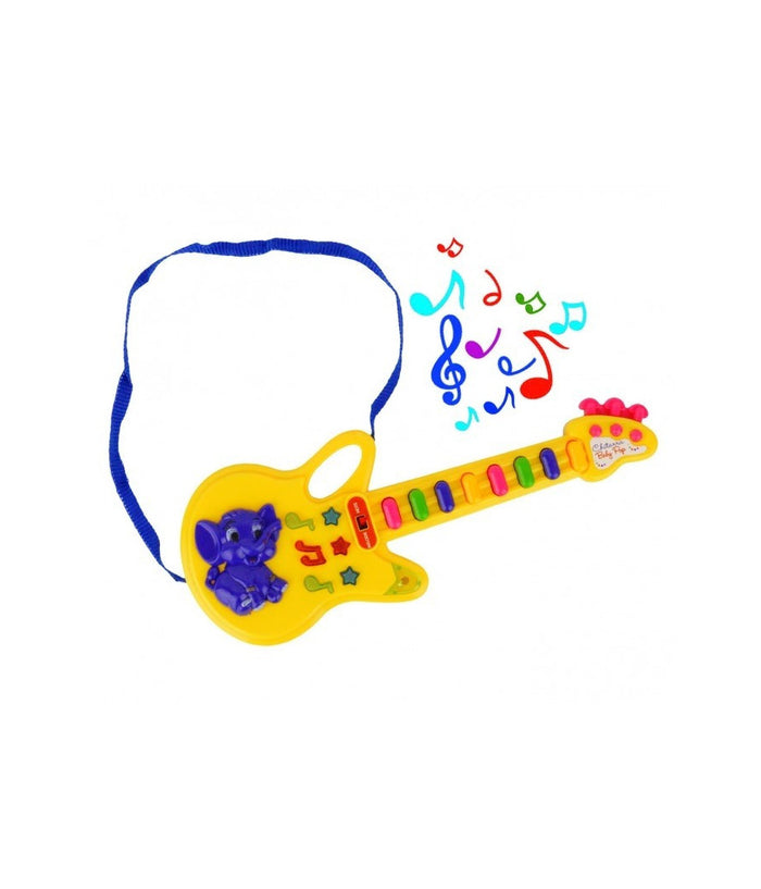 Chitarra Giocattolo Baby Pop Con Luci Melodie Preimpostate E Tracolla         