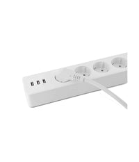 Ciabatta Multipresa Smart Intelligente Wifi Con 4 Prese Ac 3 Porte Usb M3su411-eu         