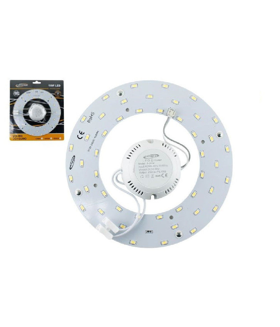 Circolina Led Ricambio Neon Corona Plafoniere 18w Luce 3000k 6500k 4000k Ca-18         