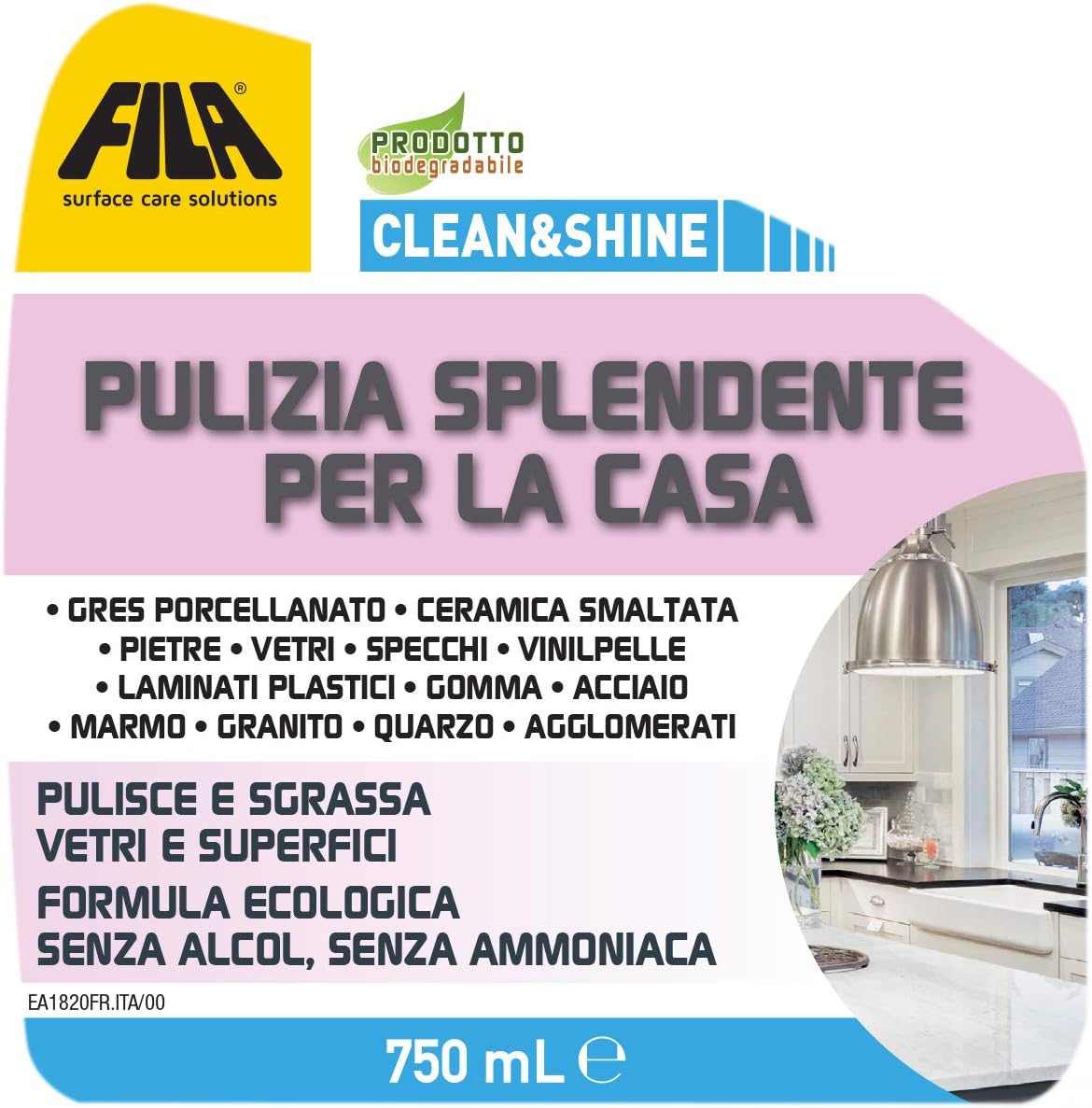 Clean&Shine Pulizia Splendente Per La Casa Ml. 750