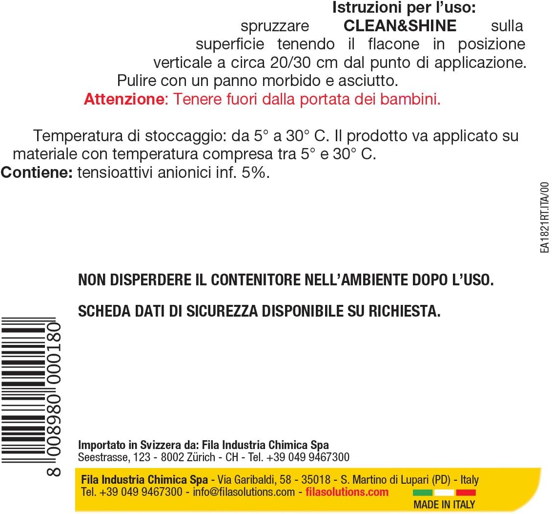 Clean&Shine Pulizia Splendente Per La Casa Ml. 750