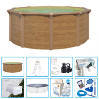 Piscina Fuori Terra Steelwood -  3,65 X H.1,32 M - Kit Pro