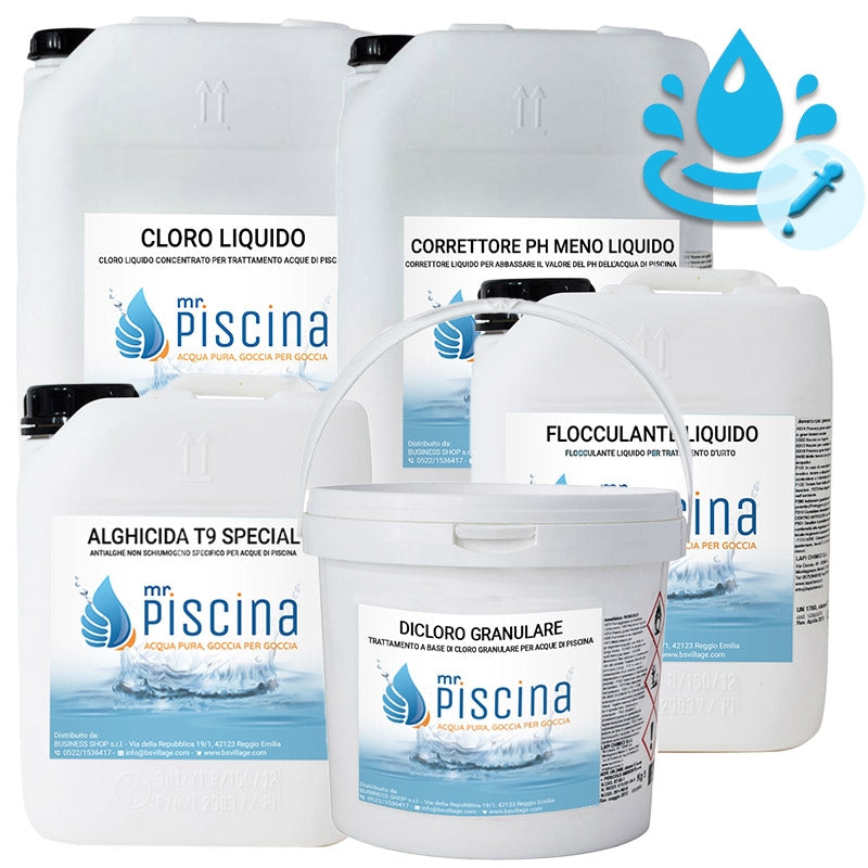 Kit Ph E Redox-cloro Control Per Mantenimento Acqua Piscina - Da 55 A 100 Mc