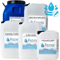 Kit Ph E Redox-cloro Control Per Mantenimento Acqua Piscina - Da 100 A 200 Mc