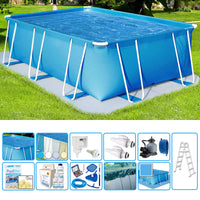 Piscina Fuori Terra Italika Soft Rettangolare 6,30 X 3,30 H.1,25 M - Kit Plus