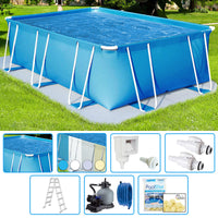 Piscina Fuori Terra Italika Soft Rettangolare 4,80 X 3,80 H.1,00 M - Kit Pro