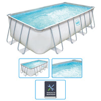 Piscina Fuori Terra Elite Metal Frame Rettangolare 5,49 X 2,74 X H.1,32 M - Struttura