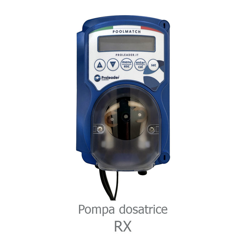 Pompa dosatrice peristaltica POOLMATCH per misurare e regolare l'Rx Cloro (ORP)