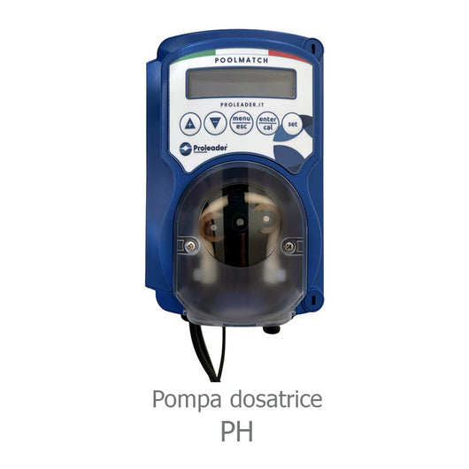 Pompa dosatrice peristaltica POOLMATCH per misurare e regolare il pH