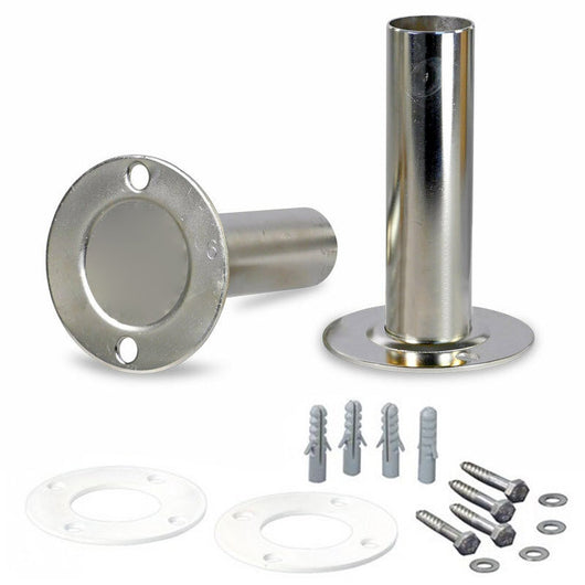 Set ancoraggio per scaletta piscina in acciaio inox 304 - tubo  40 mm