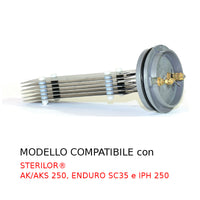 Cella Elettrolitica Compatibile Per Sterilizzatore A Sale Sterilor Ak/aks 250, Enduro Sc35 E Iph 250