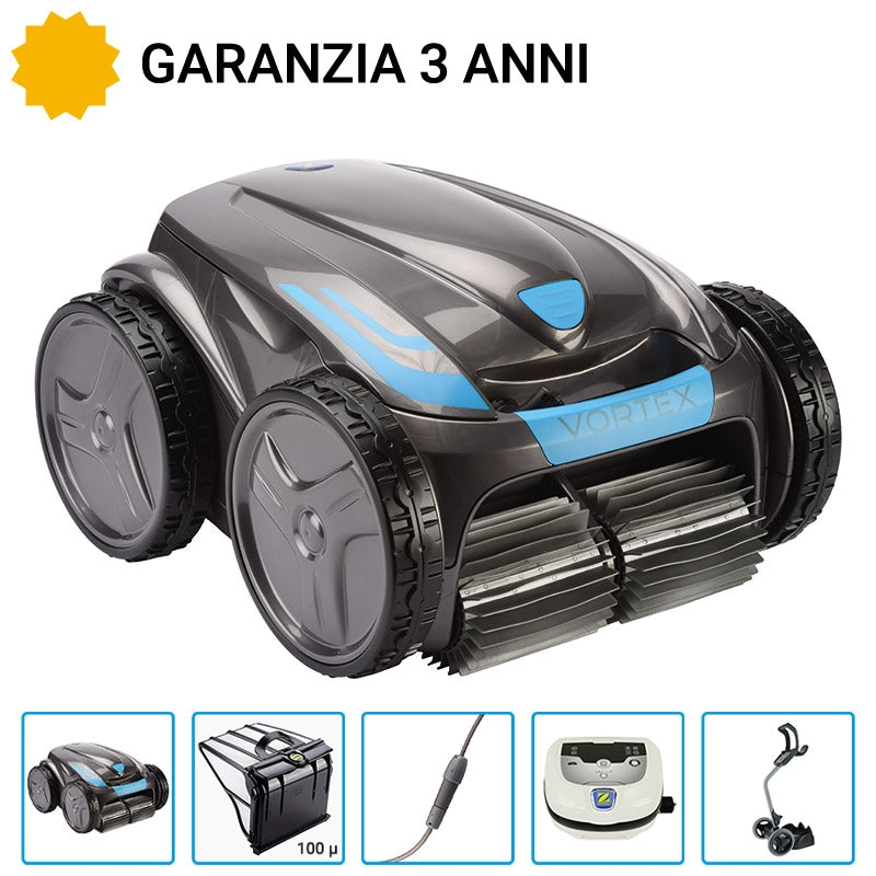 Robot Piscina Zodiac Ov 5300 Sw Vortex Pro 4wd Con Garanzia Di 3 Anni