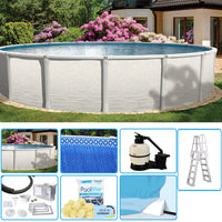 Piscina Fuori Terra Circolare Opus Signature 549 -  5,49 X H 1,32 M - Kit Base