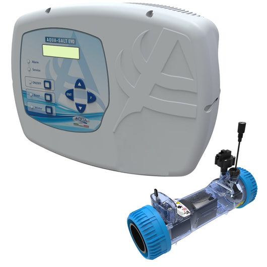 Sterilizzatore Aqua Salt Evo Con Sensore Di Flusso E Cella Elettrolitica Per Piscine Fino A 100 MÂ³