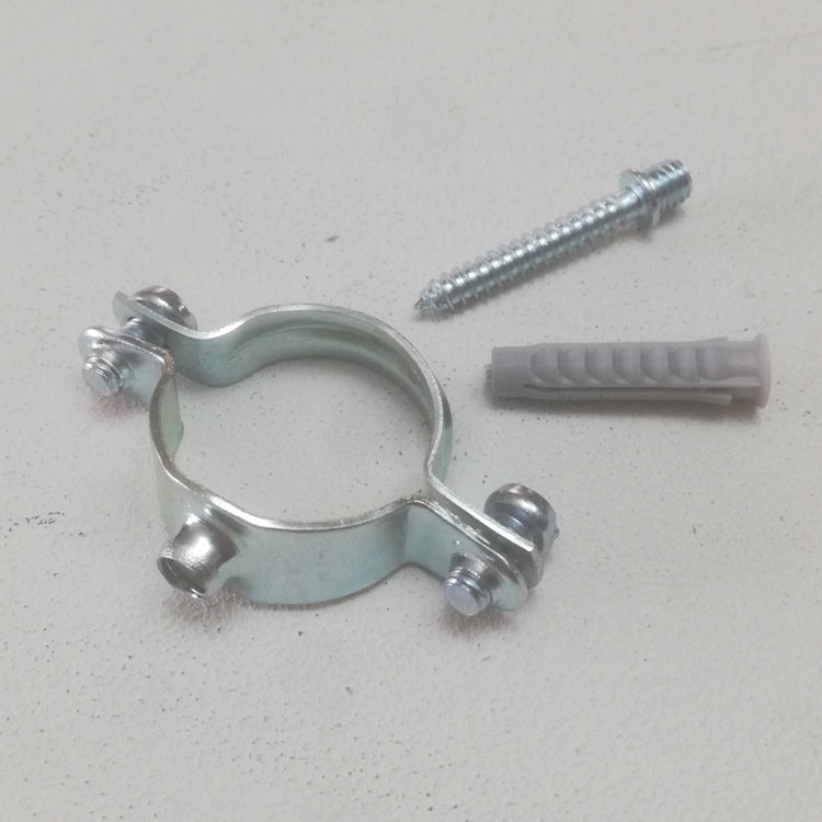 Collare reggitubo collarino zincato da 38mm - bls da 5pz - per fissaggio a muro tubo rame multistrato