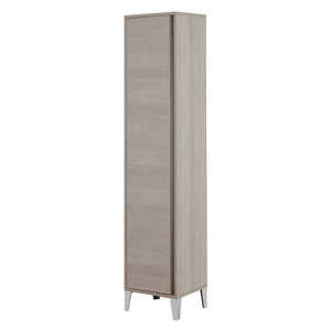 Colonna bagno porta scopa da 40 cm linea Way in rovere chiaro