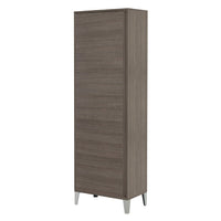 Colonna bagno porta scopa da 60 cm linea Way in rovere scuro