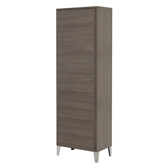 Colonna bagno porta scopa da 60 cm linea Way in rovere scuro