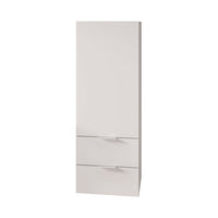 Colonna bagno sospesa 110 cm bianco opaco con anta e cassetti Matisse