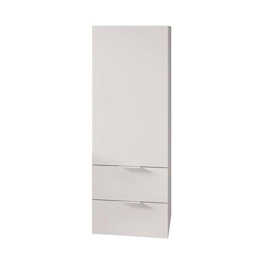 Colonna bagno sospesa 110 cm bianco opaco con anta e cassetti Matisse