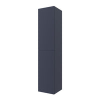 Colonna bagno sospesa blu navy opaco 2 ante reversibili serie Melody