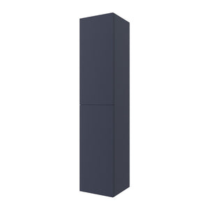 Colonna bagno sospesa blu navy opaco 2 ante reversibili serie Melody