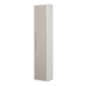 Colonna bagno sospesa h .150 cm Furore tortora con ripiani regolabili